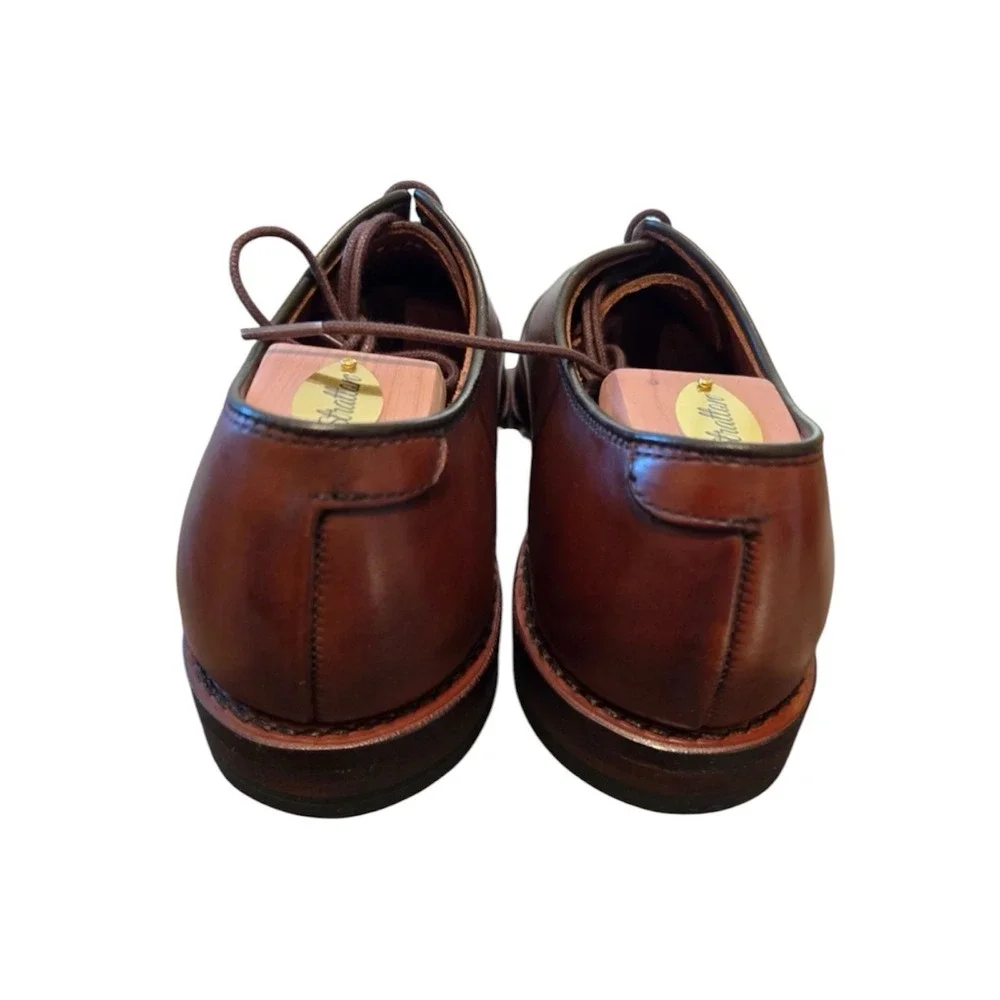 Allen Edmonds Park Avenue Mens Brown Leather Cap Toe Oxford Dress Shoes USA Made